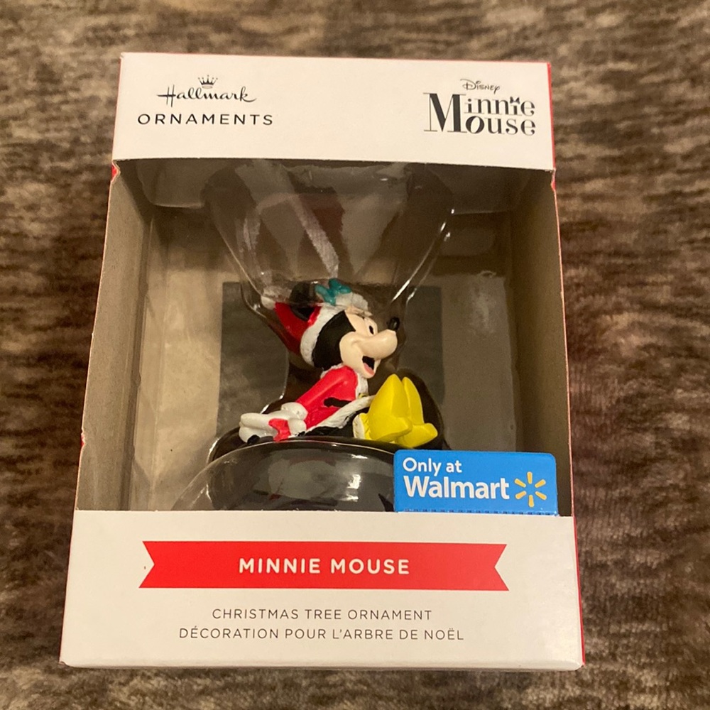 Disney‎ Mickey Minnie Mouse Christmas Hallmark Ornament Decoration Walmart Only